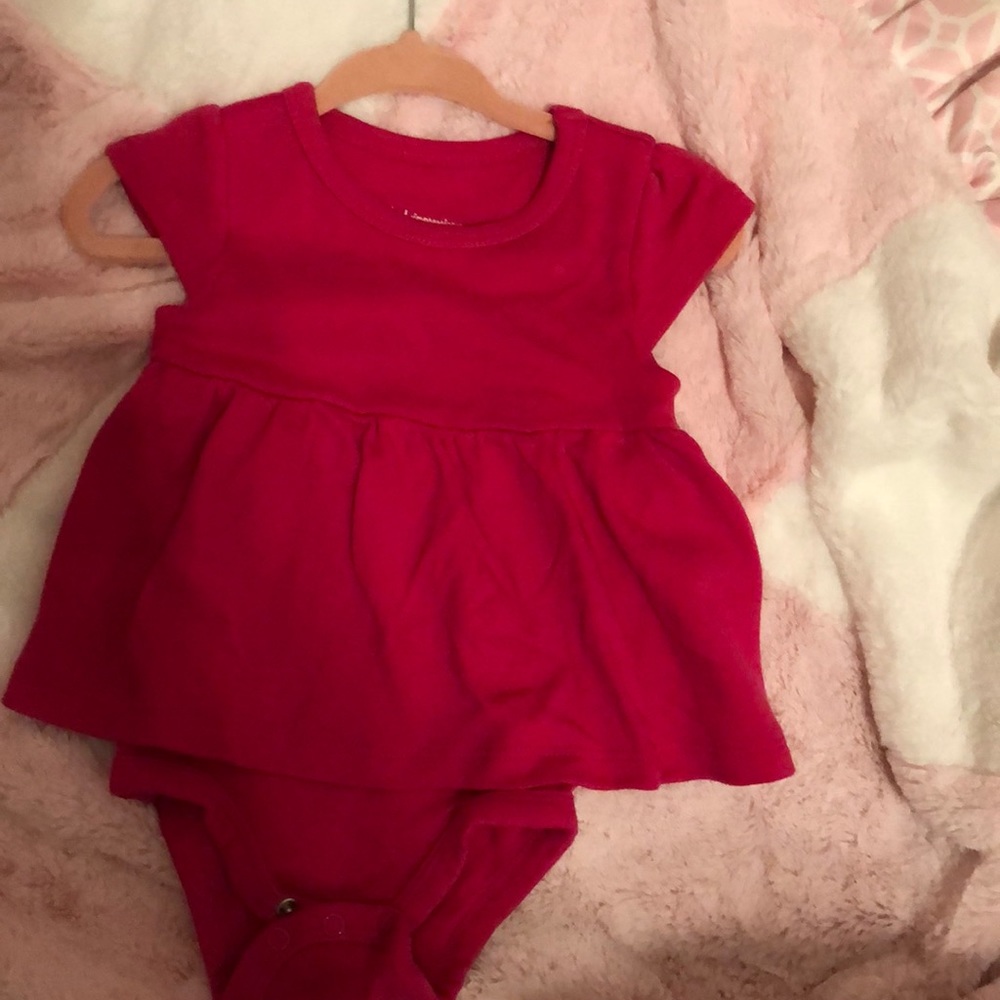 Pink onesie dressie